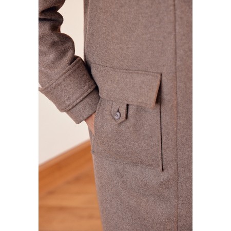 Manteau Quibery chataigne shop