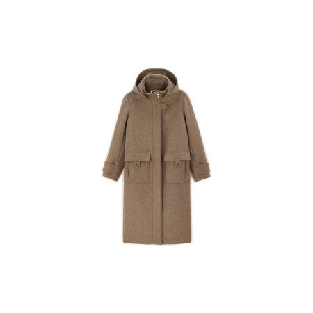 Manteau Quibery chataigne shop