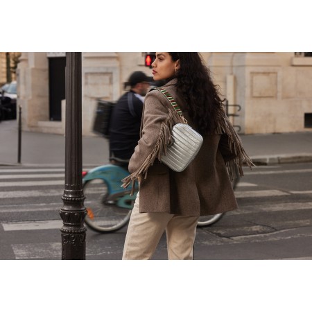 Sac César argenté outlet