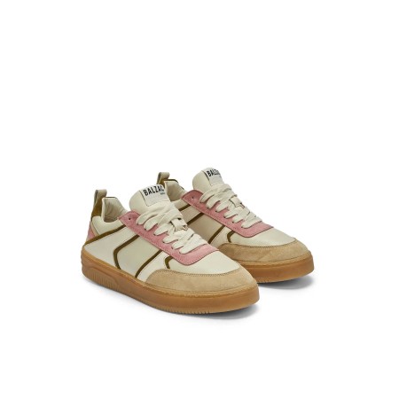 Baskets Colette kaki, rose et sable ouvre sa boutique