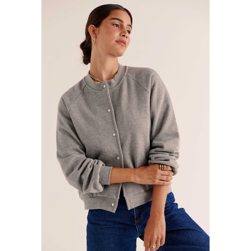 Cardigan Douillet gris chiné store