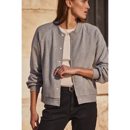 Cardigan Douillet gris chiné store