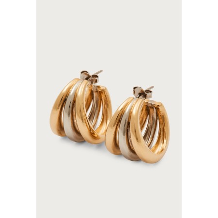 Boucles d'oreilles Eliette doré et argenté vente chaude votre 