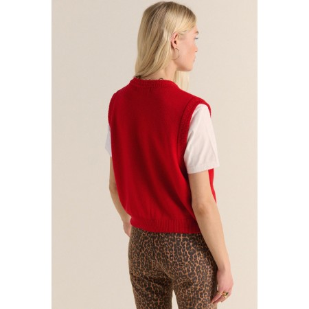 Gilet Constant rouge Voir les baskets