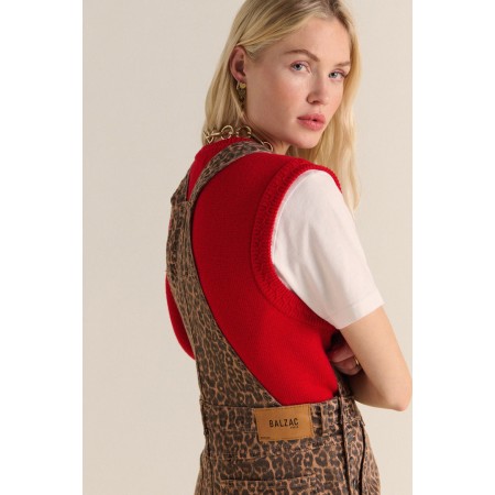 Gilet Constant rouge Voir les baskets