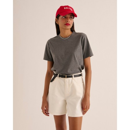 Casquette Espoir rouge & écru Les êtres humains sont 