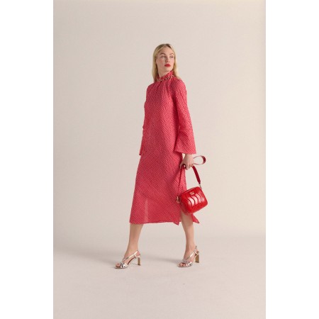 Robe Pépite vichy rose et rouge l'achat 